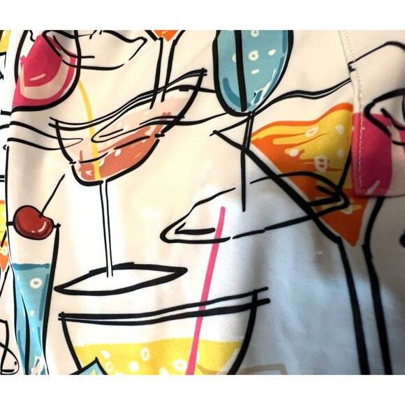 B Skinz Club House Skort  Women's XS  White Cocktails Activewear Pull-on - Picture 5 of 7